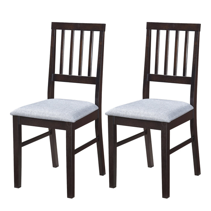 Urbanest Dining Chairs, Living Room Chair Set of 2 Dining Comfy Chair for Kitchen Upholstered Dining Chairs Kitchen and Dining Room Wood Leg Chair