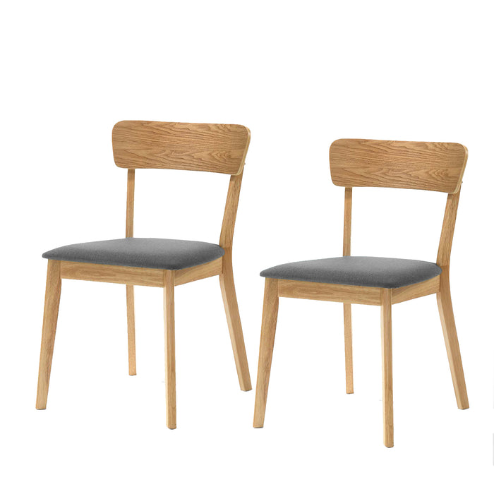 Urbanest Mid-Century Walnut Finished Frame Dining Chairs (Set of 2)