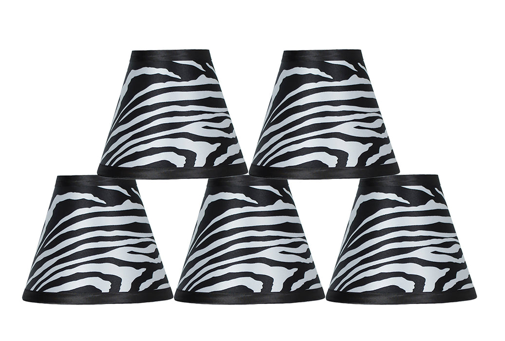 Animal Print 6-inch Chandelier Lamp Shade - 3 Print Options