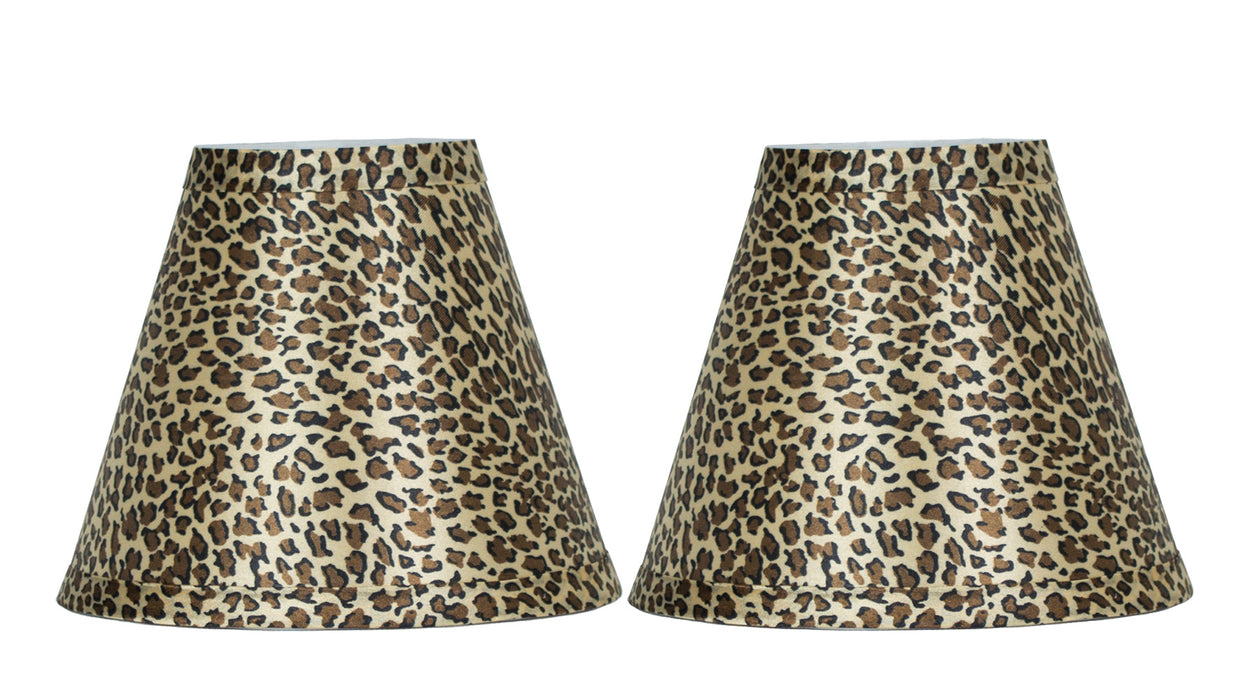 Animal Print 6-inch Chandelier Lamp Shade - 3 Print Options