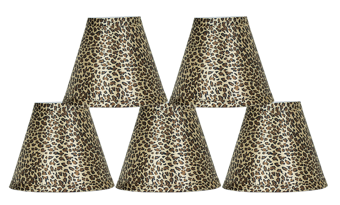 Animal Print 6-inch Chandelier Lamp Shade - 3 Print Options