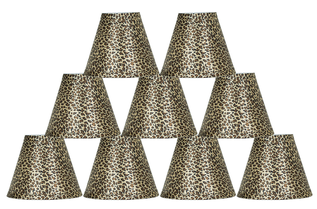 Animal Print 6-inch Chandelier Lamp Shade - 3 Print Options