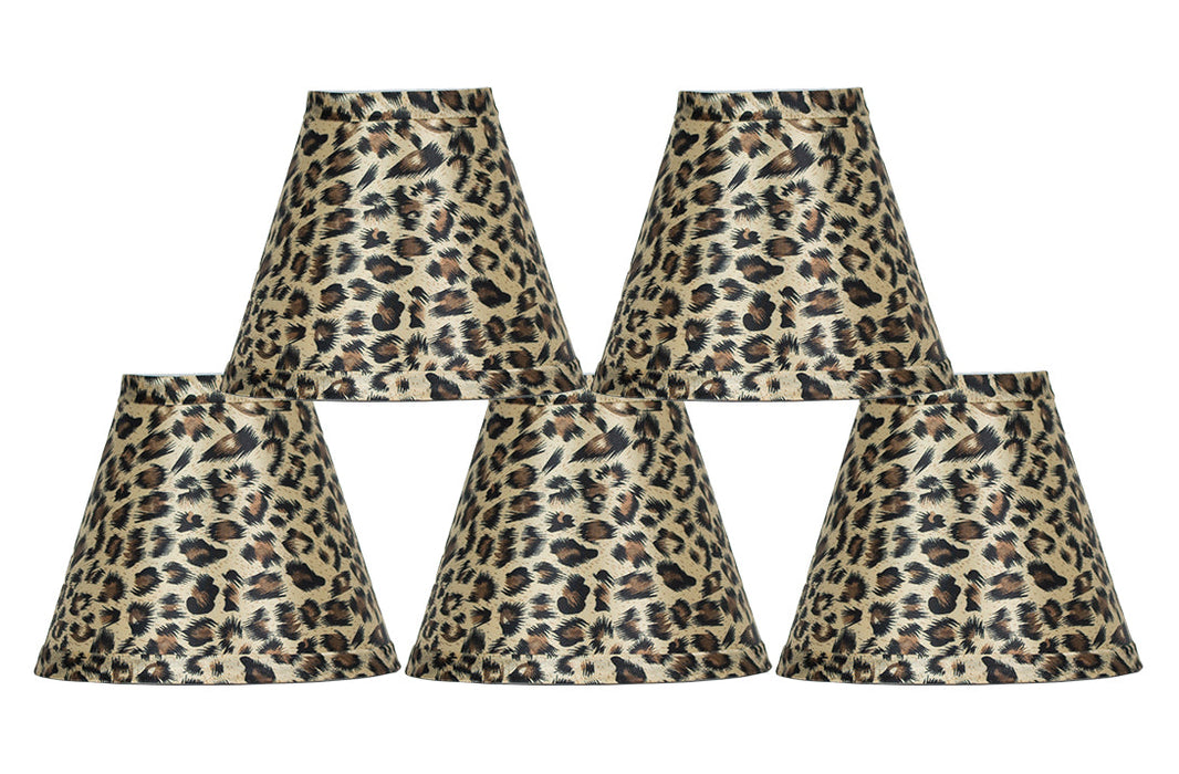 Animal Print 6-inch Chandelier Lamp Shade - 3 Print Options