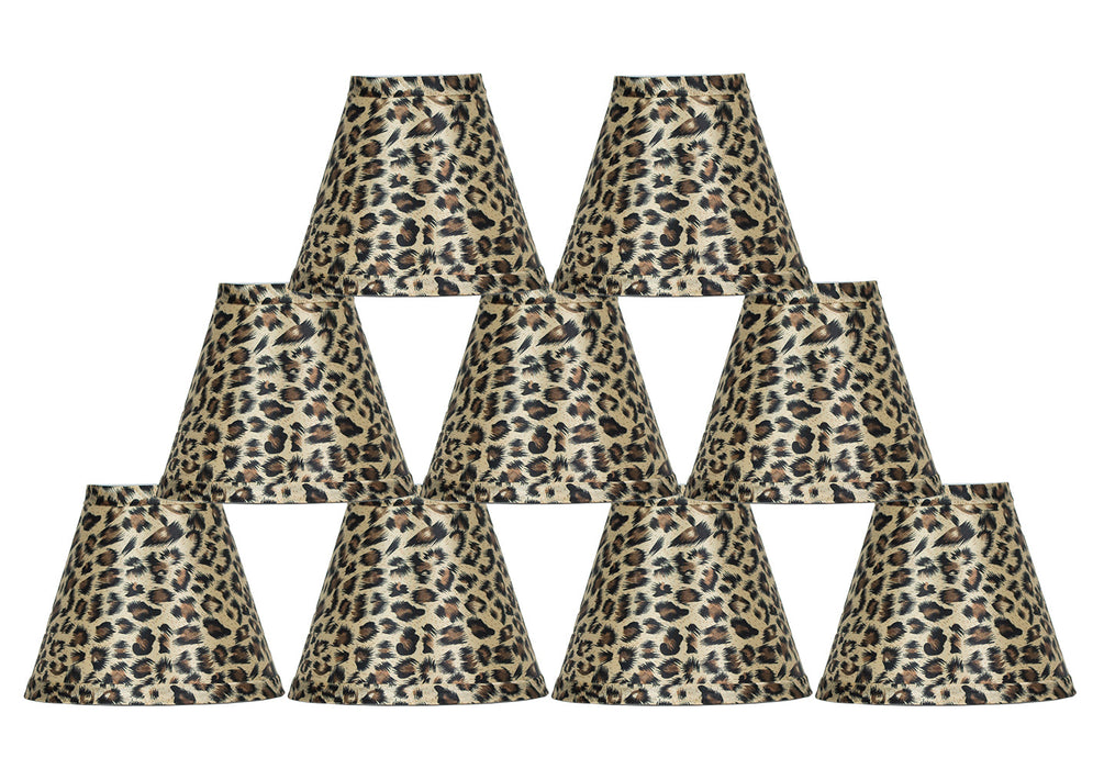 Animal Print 6-inch Chandelier Lamp Shade - 3 Print Options