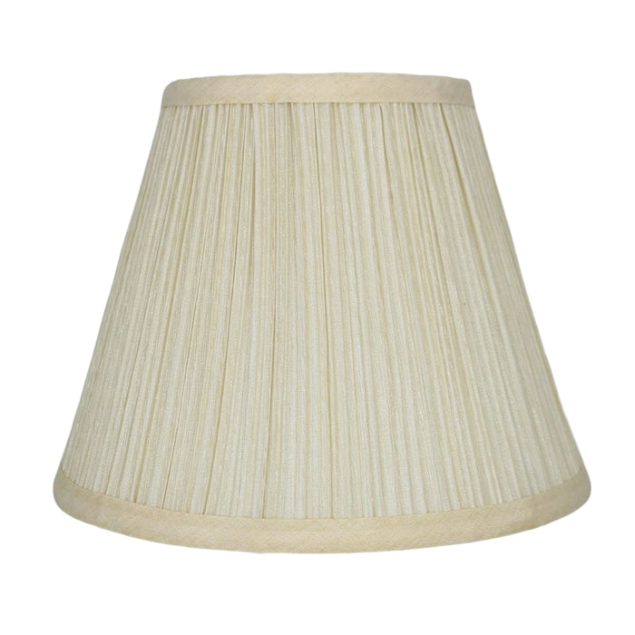 Mushroom Pleated Softback Lamp Shade, Faux Silk, 5-inch by 9-inch by 7-inch, Spider