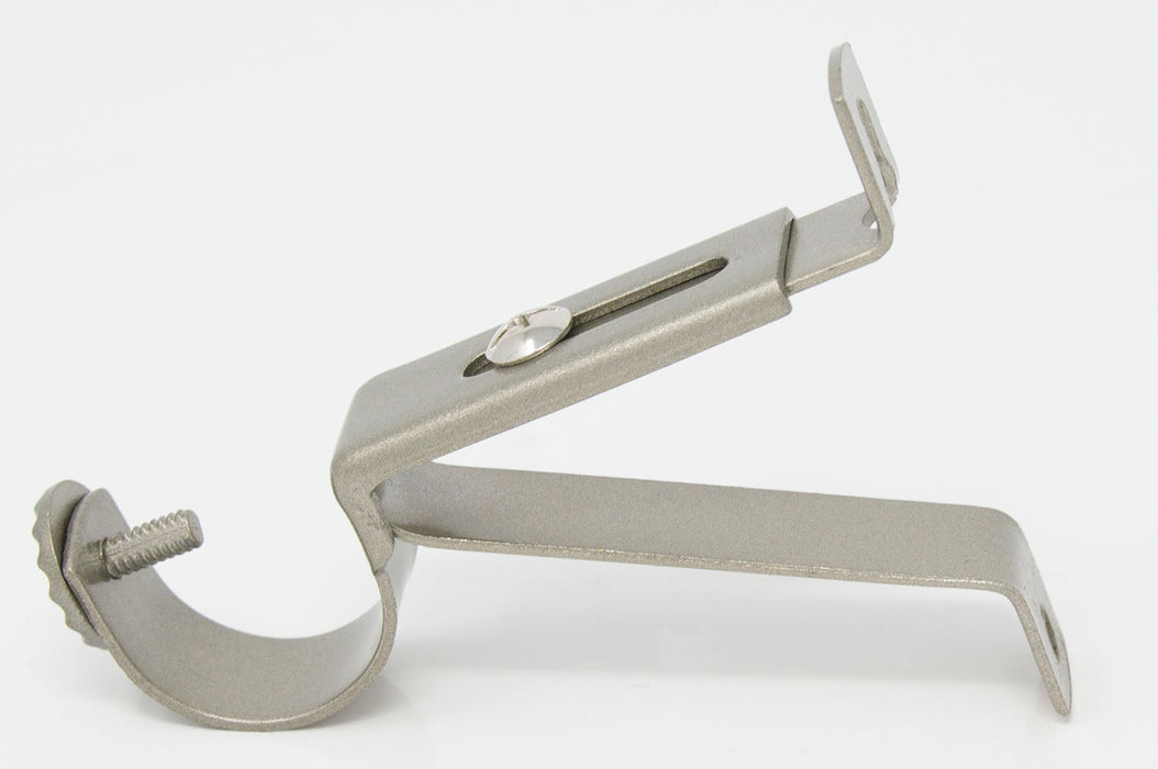 Curtain Rod Bracket, Adjustable, Fits 1" or 1/8" Rod