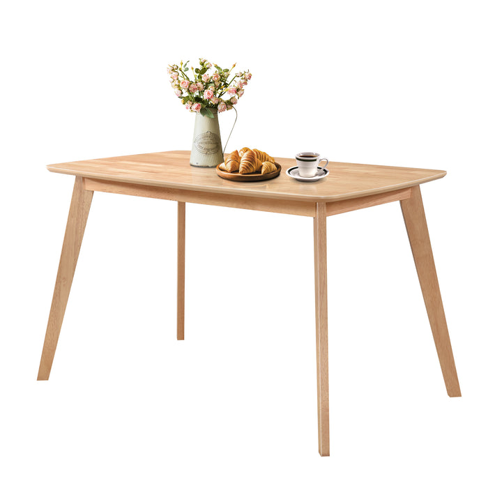 Urbanest Modern Dining Table 48 Inch Kitchen Table with Solid Wood Leg Finish Dinner Table Dining Room Home Furniture
