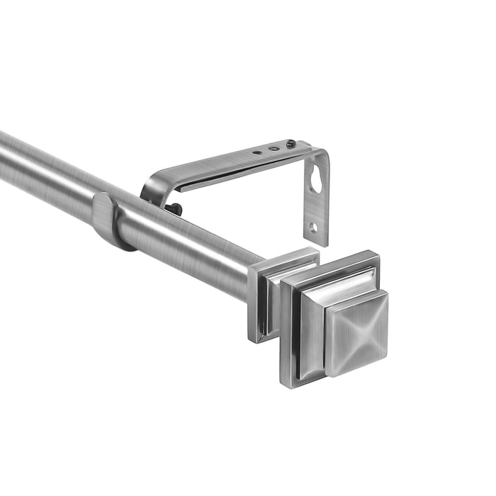 Urbanest Zinc Cast Structure Drapery Curtain Rod Set 3-4"