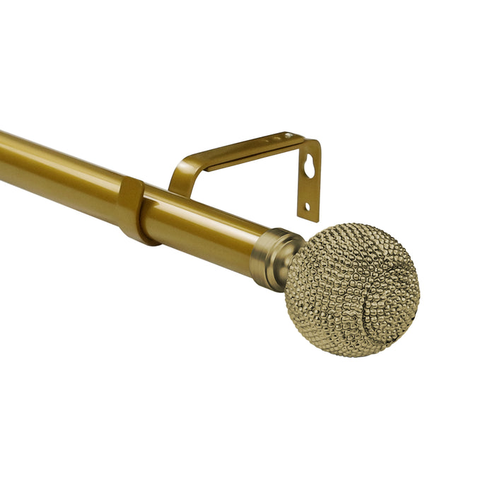 Urbanest 1-inch Diameter Giato Adjustable Single Drapery Curtain Rod