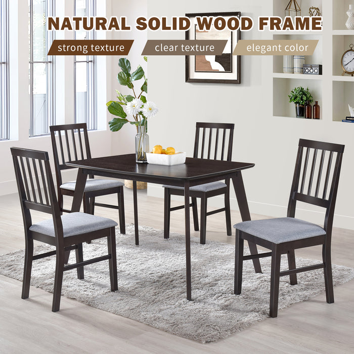 Urbanest Modern Dining Table 48 Inch Kitchen Table with Solid Wood Leg Finish Dinner Table Dining Room Home Furniture