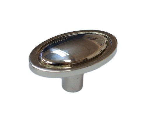 Hindley Oval Cabinet Hardware Knob - 4 Finishes