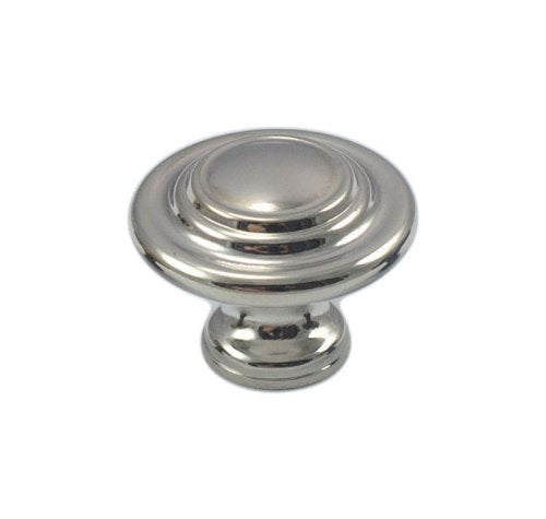 Cranfield Round Cabinet Hardware Knob 1-5/16 Inch Diameter - 4 Finishes