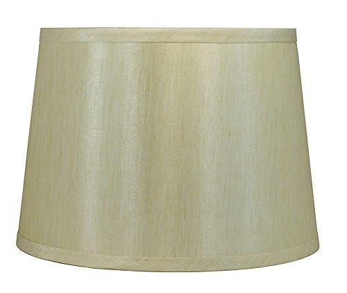 French Drum Faux Silk 12-inch Lampshade - 9 Colors