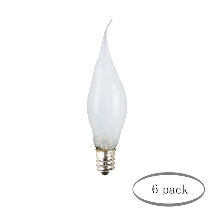 Urbanest Silicone Decorative Torpedo Light Bulbs, 3 Watt, 1-inch Diameter, 3 1/2-inch Length