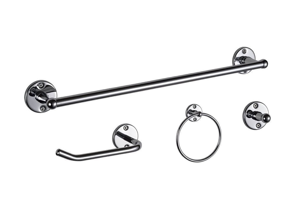 Four-Piece Bathroom Accessory Kit
