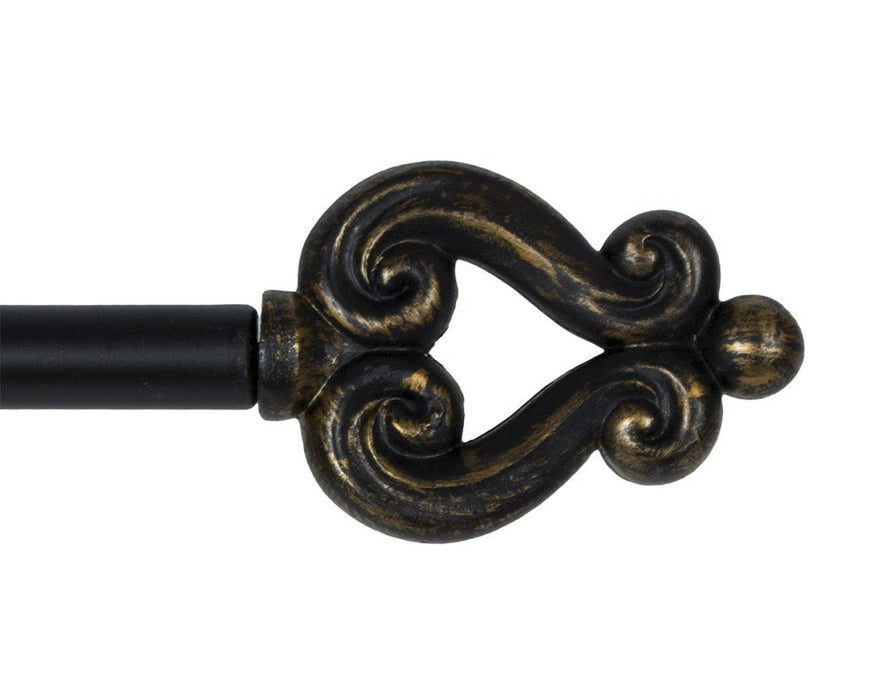 Urbanest 5-8-inch Diameter Harp Adjustable Single Drapery Curtain Rod