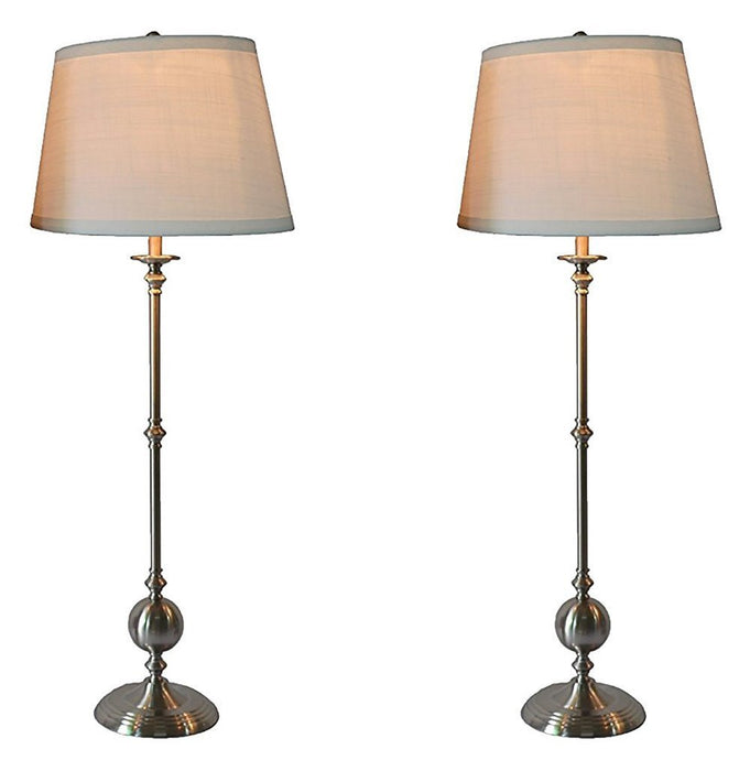 Set of 2 Bastille Buffet Lamps with Shades