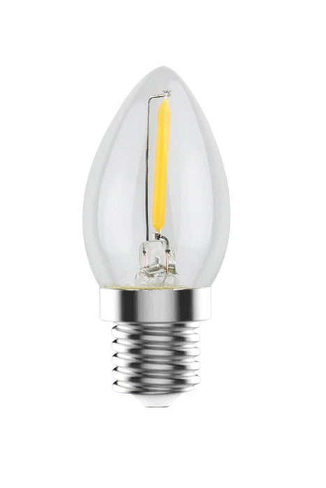 Urbanest C7 E12 LED Filament Edison-style Light Bulb, 1 Watt 15W Equivalent