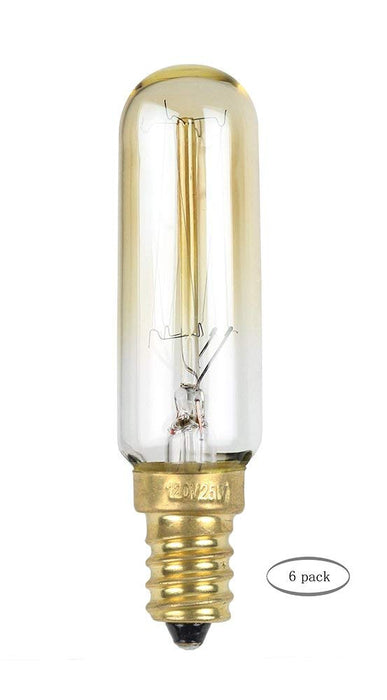 Urbanest T20 Squirrel Cage Edison Bulb, 3-inch Long, 25 Watt, E12 Base