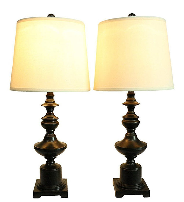 Set of 2 Winston Table Lamps, Oil-Rubbed Bronze