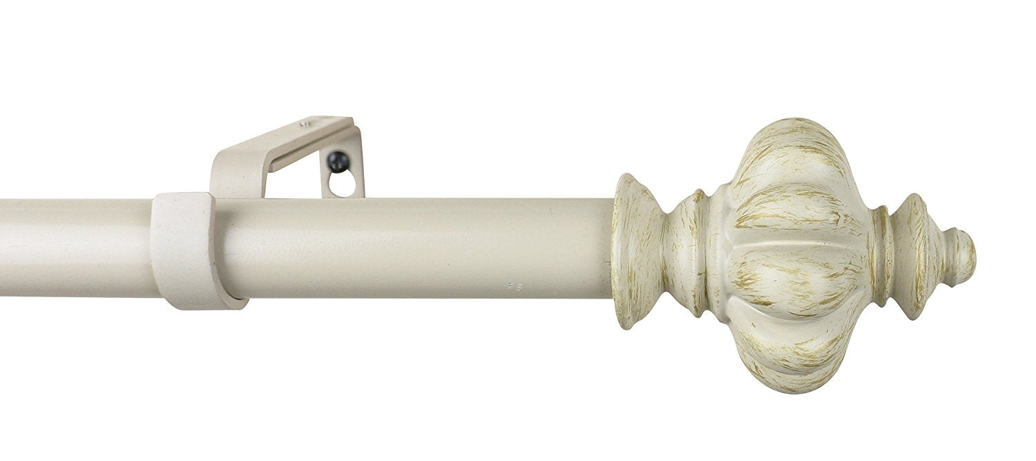 Urbanest 1-inch Regina Adjustable Single Drapery Curtain Rod - 6 Finishes