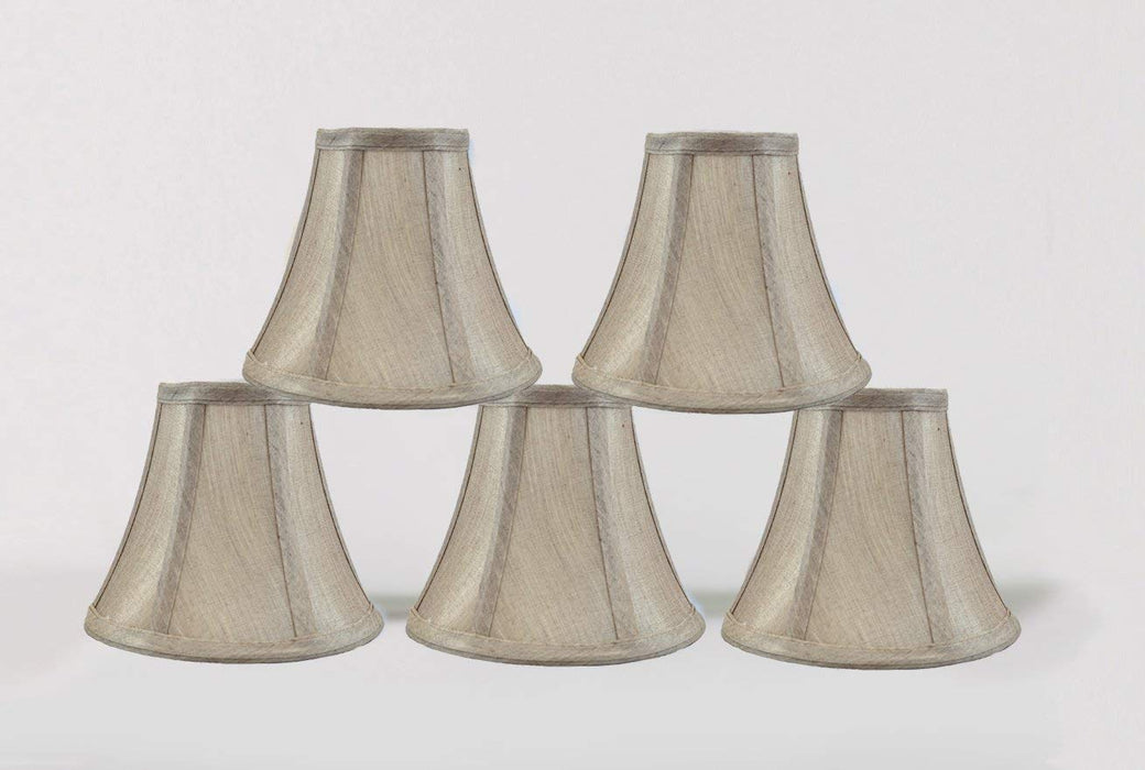 Urbanest 1100848b 6-inch Chandelier Lamp Shade, Champagne Set of 5