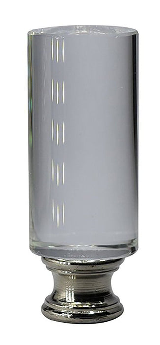 Crystal Tubo Lamp Finial
