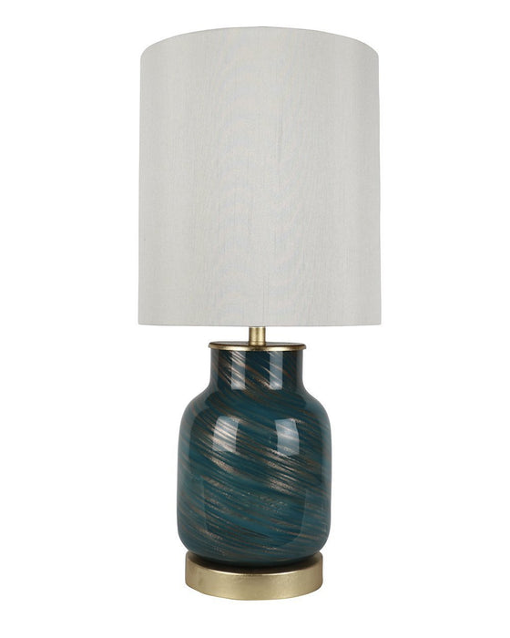 Art Glass Table Lamp - 2 Finishes