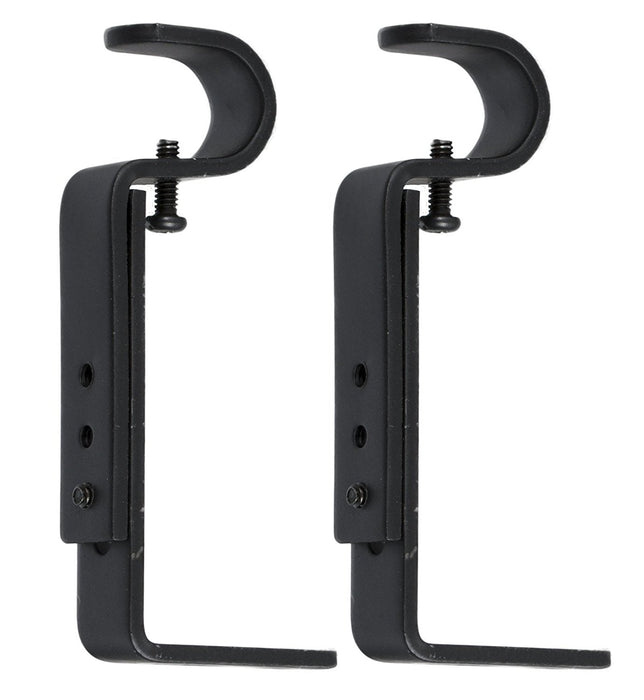 Adjustable Bracket for 1/2-inch and 5/8-inch Curtain Drapery Rod - 7 Finishes