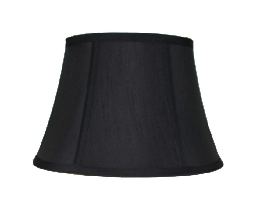 Softback Bell Lampshade, Faux Silk, 14-inch, Spider