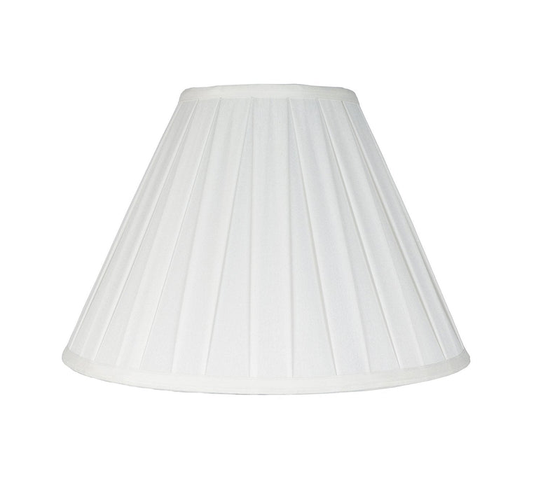 Softback Empire Box Pleat Lampshade, Faux Silk, 6x14x9", Spider