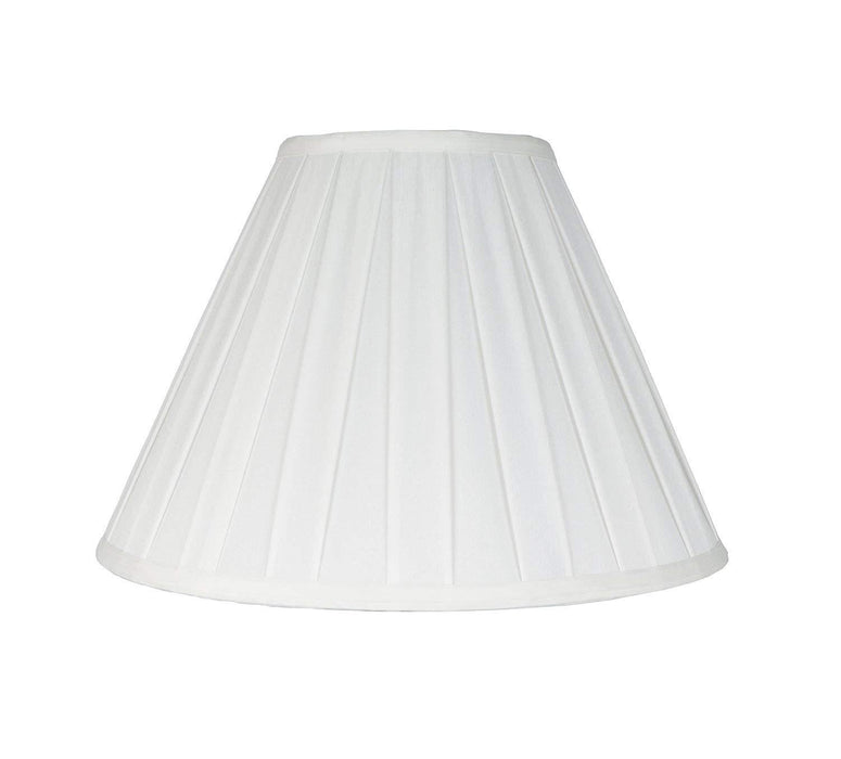 Urbanest Softback Empire Box Pleat Lampshade, Faux Silk, 8x16x11", Spider