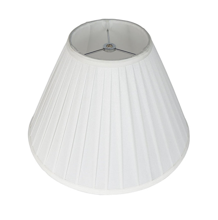 Softback Empire Side Pleat Lampshade, Faux Silk, 6x14x9", Spider