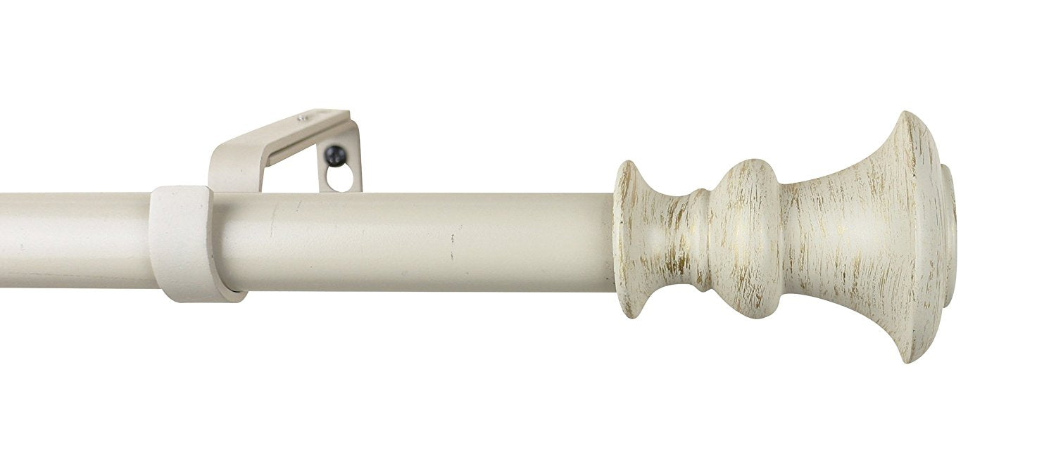 Urbanest 1-inch Tavo Adjustable Drapery Curtain Rod - 7 Finishes