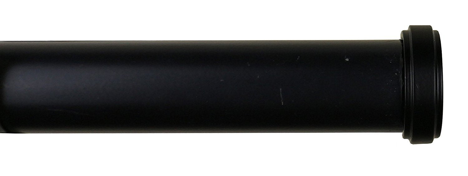 Urbanest 1-inch Diameter Bouchon Adjustable Single Drapery Curtain Rod