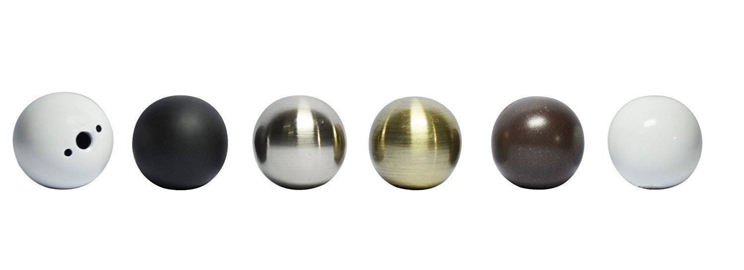 Ball Lamp Finial For Lamp Shades, 1-1/4-inch Diameter