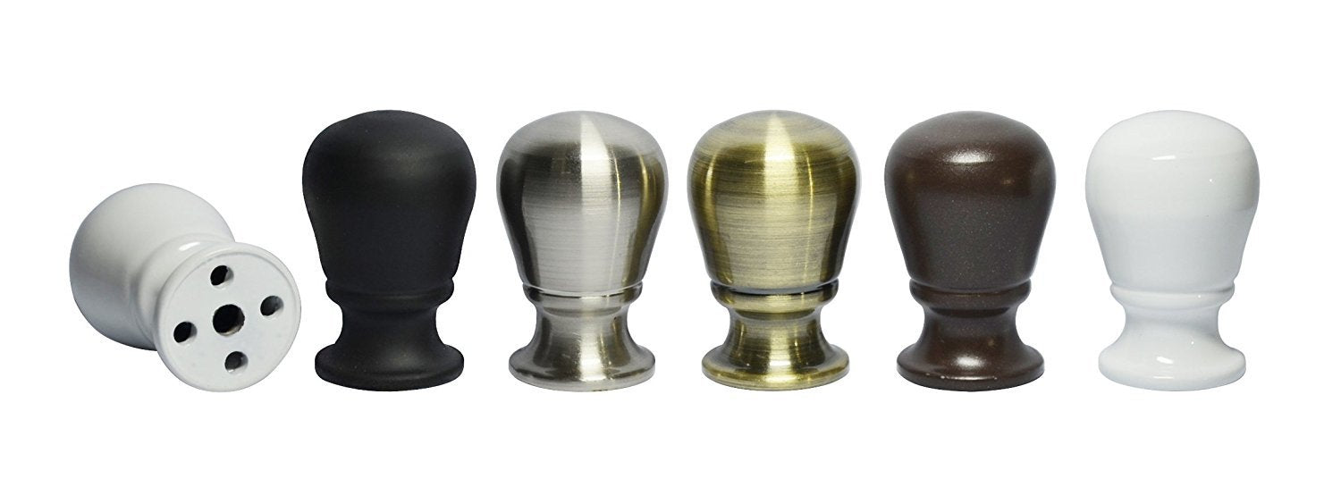 Torrent Lamp Finial For Lamp Shades, 1-13/16-inch