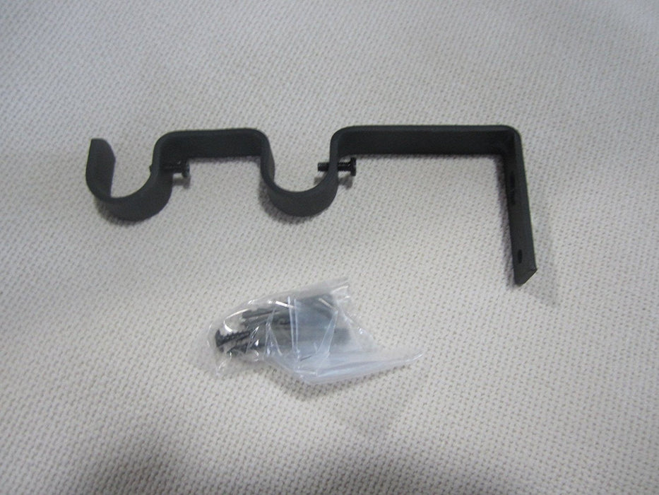 Double Curtain Rod Bracket for 3/4" or 5/8"