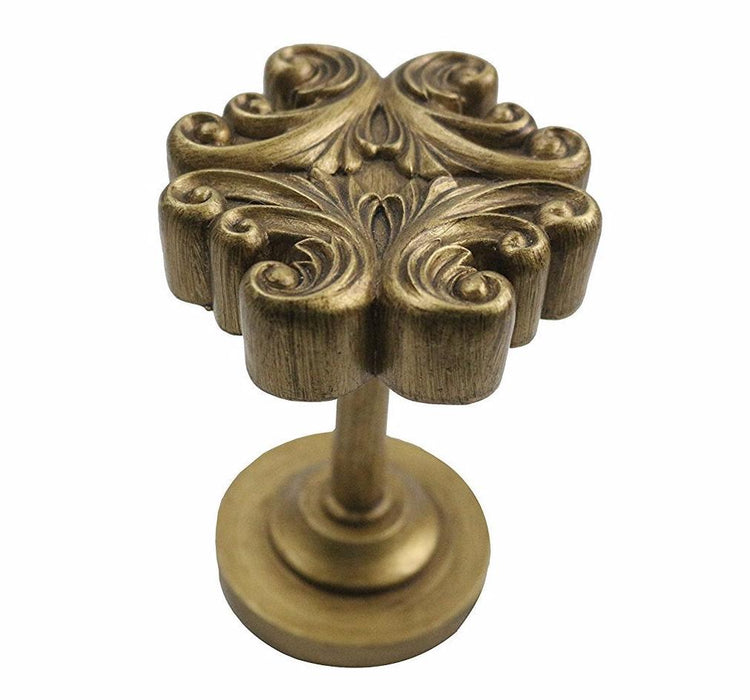 Acanthus Medallion Drapery Holdback - 5 Finishes