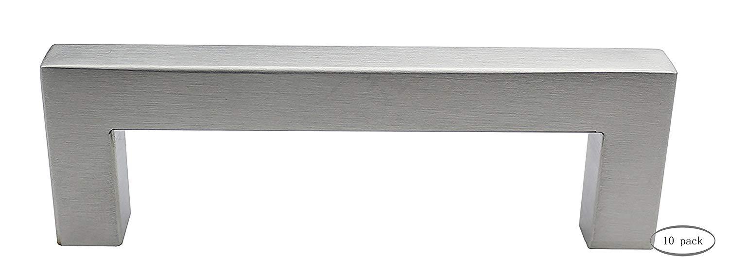 Urbanest Set of 10 Cabinet Pulls, Brushed Satin Nickel