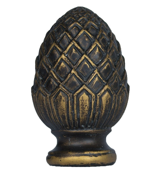 Pineapple Lamp Finial, 2-inch Tall