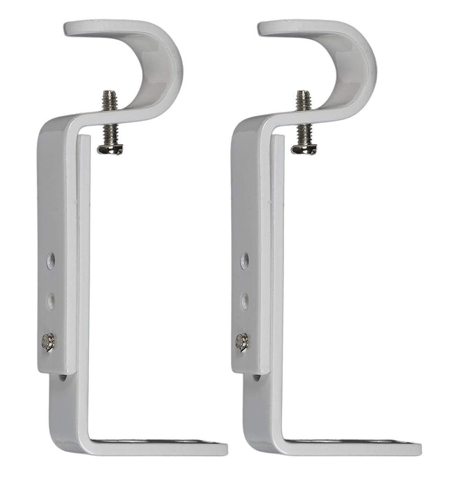 Adjustable Bracket for 1/2-inch and 5/8-inch Curtain Drapery Rod - 7 Finishes