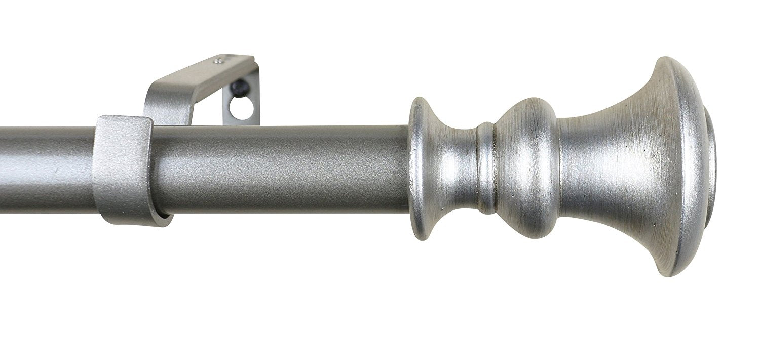 Urbanest 1-inch Tavo Adjustable Drapery Curtain Rod - 7 Finishes