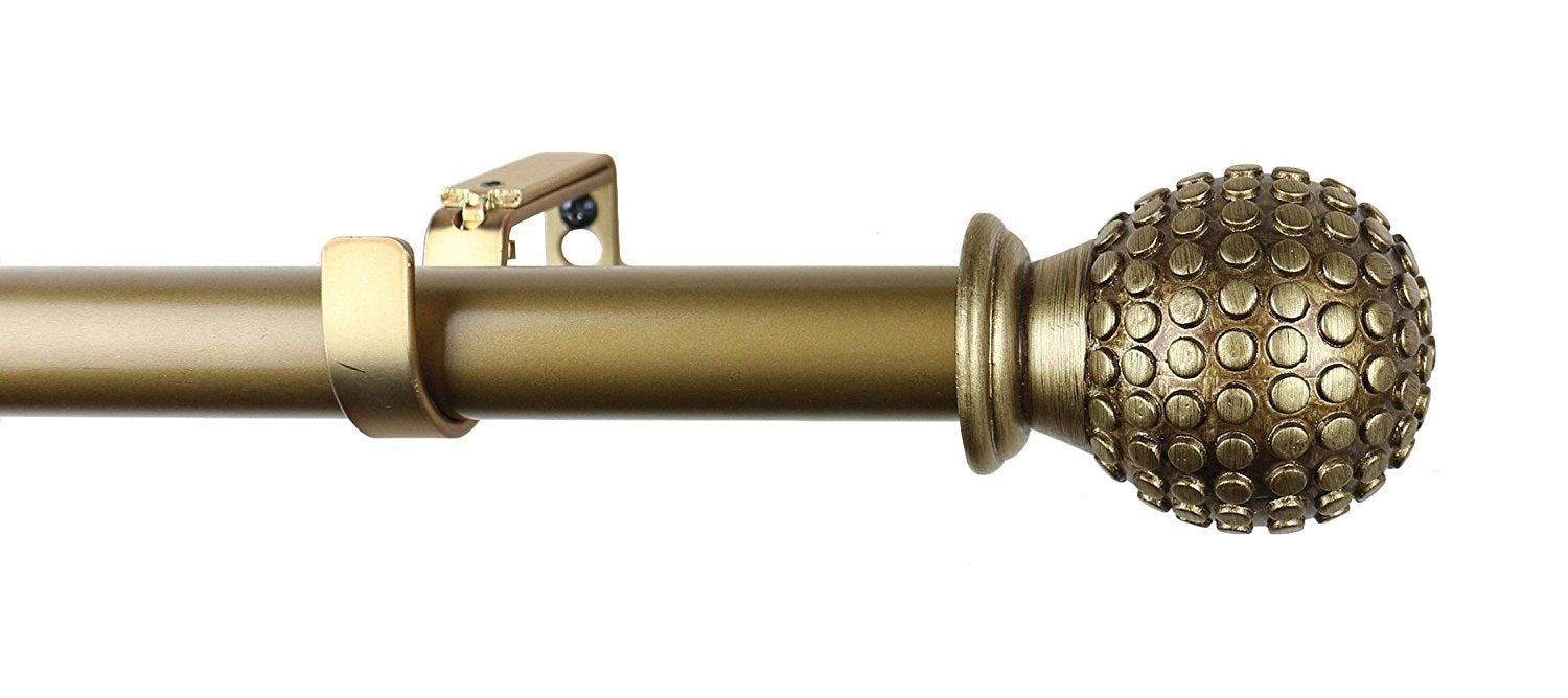 Urbanest 1-inch Diameter Tola Adjustable Single Drapery Curtain Rod