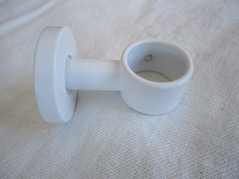 Zinc Cast Curtain Drapery Rod Ceiling Bracket, Fits 1 1/8" Rod