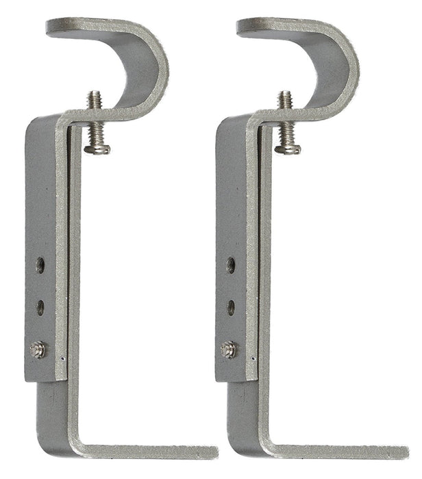Adjustable Bracket for 1/2-inch and 5/8-inch Curtain Drapery Rod - 7 Finishes