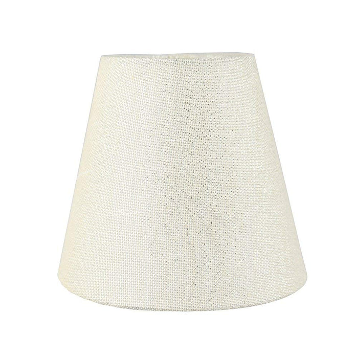 Urbanest Hardback Metallic Fabric Chandelier Lamp Shade, 3-inch by 5-inch by 4 1/2-inch, Clip-on