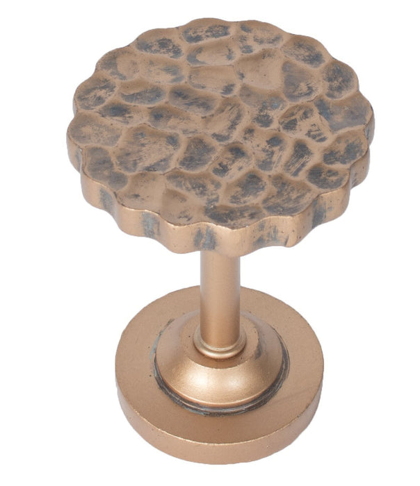 Hammered Designer Decor Drapery Medallion Holdback - 4 Finishes