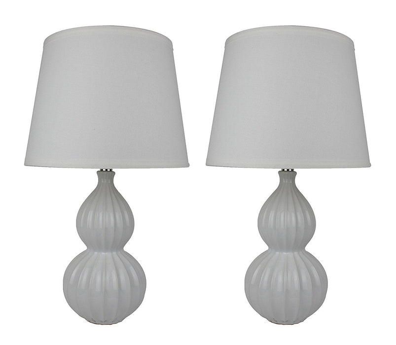 Aiden Table Lamps with Shades - 3 Finishes