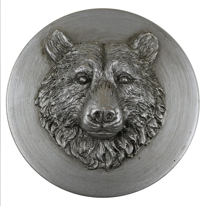Bear Drapery Medallion Holdback - 4 Finishes